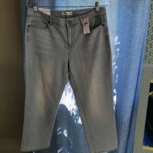 NWT J. Jill Authentic Fit cropped jeans